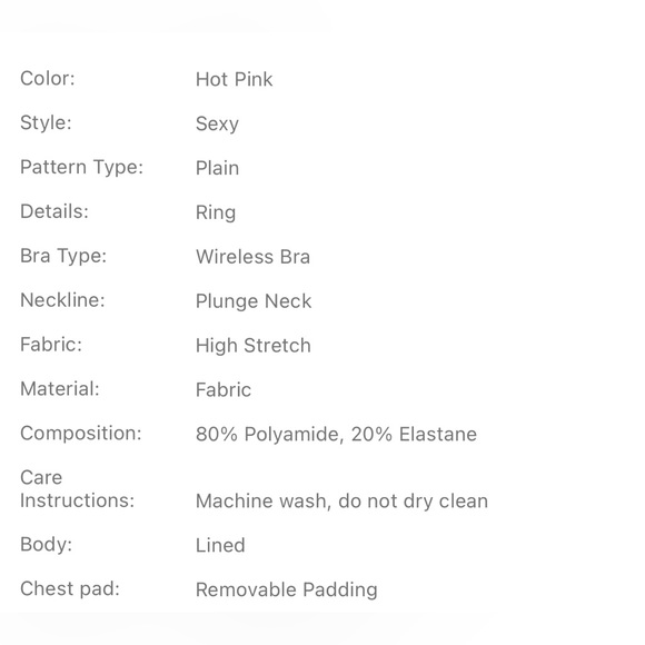 O-ring Detail Backless One Piece Swimsuit. NWOT - Picture 5 of 5